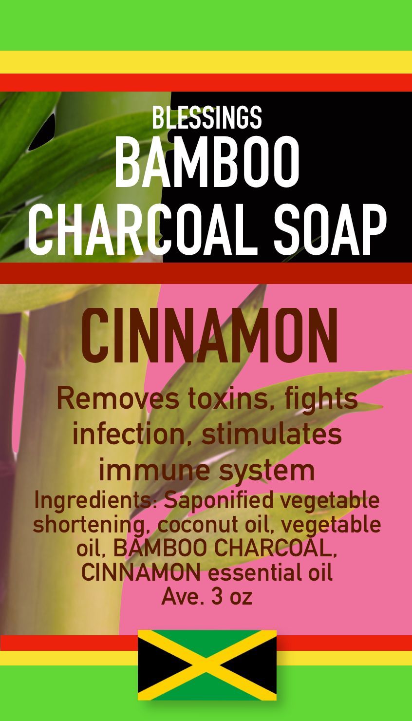Bamboo Charcoal Cinnamon Soap