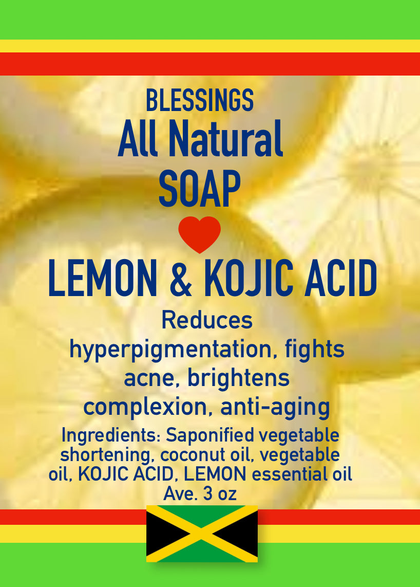 Lemon KOJIC Acid Soap