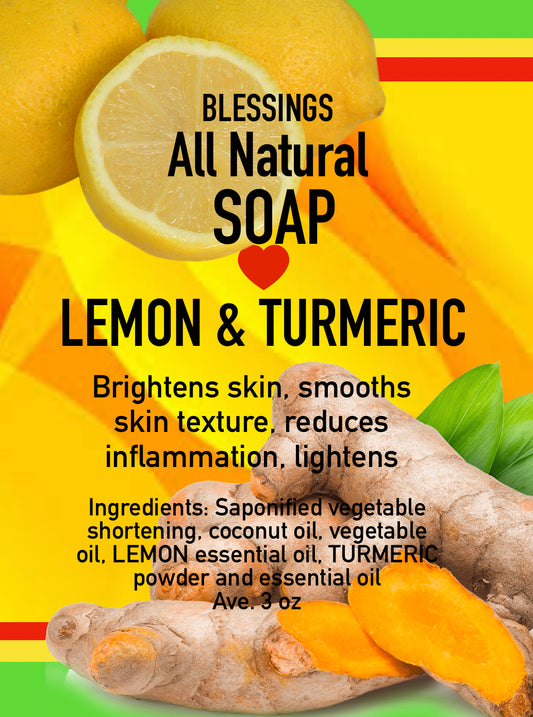 Lemon Turmeric Soap