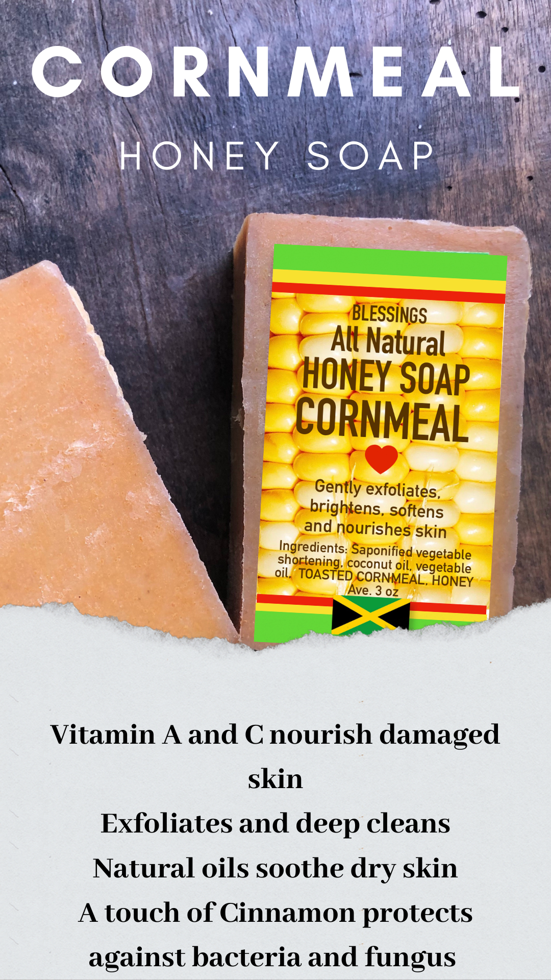 Honey Cornmeal Soap