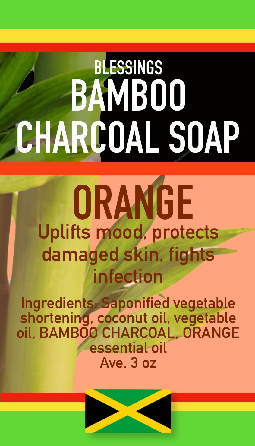 Bamboo Charcoal Orange Soap