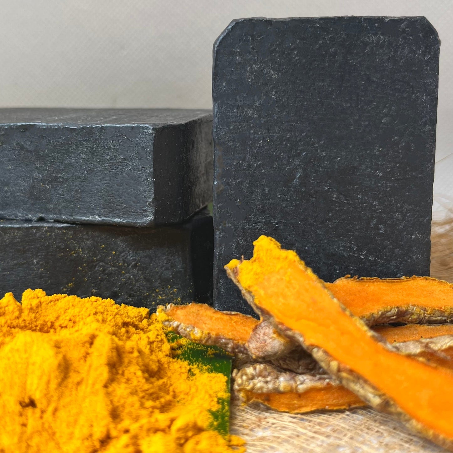 Bamboo Charcoal Turmeric Soap