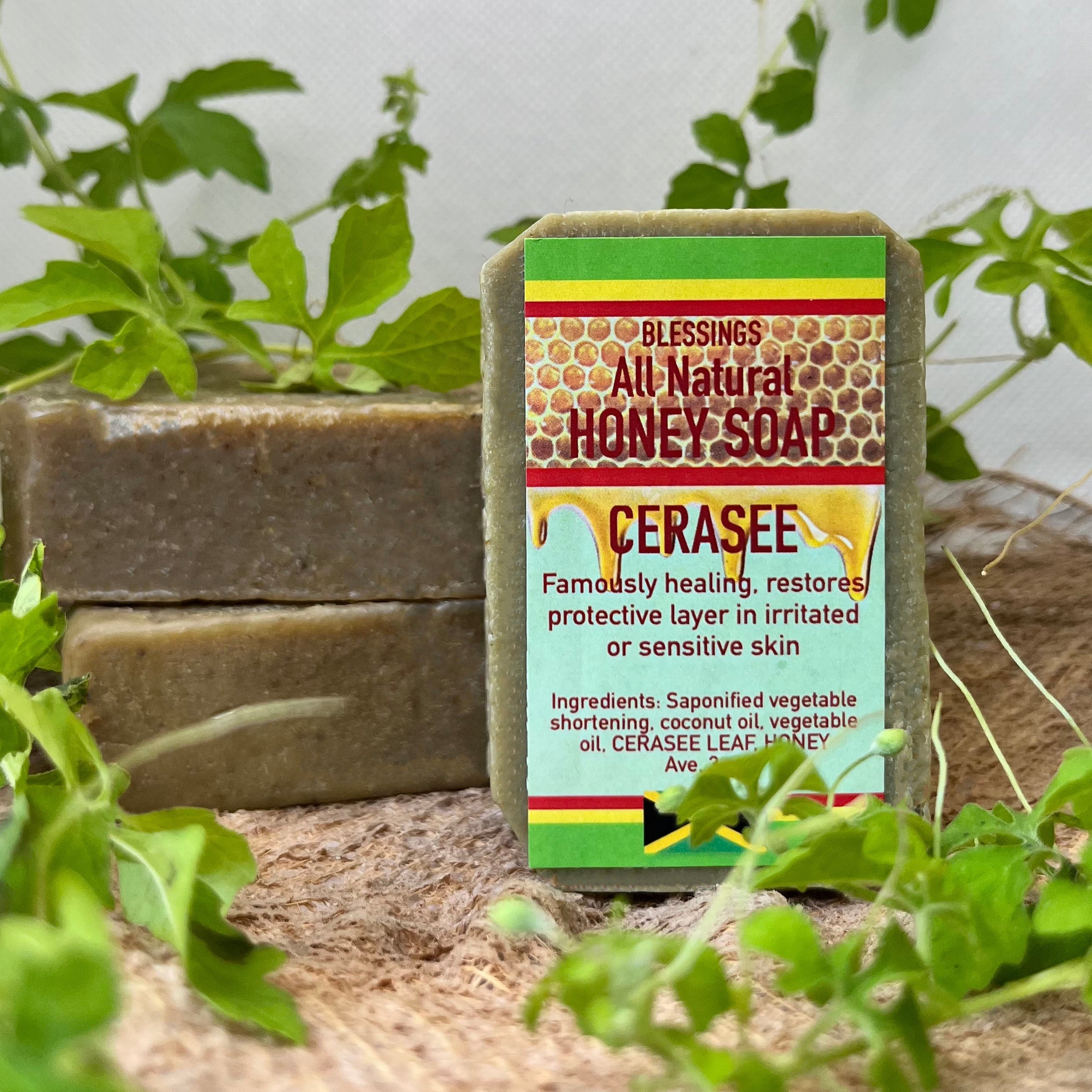 Honey Cerasee Soap Blessings All Natural Jamaica For You