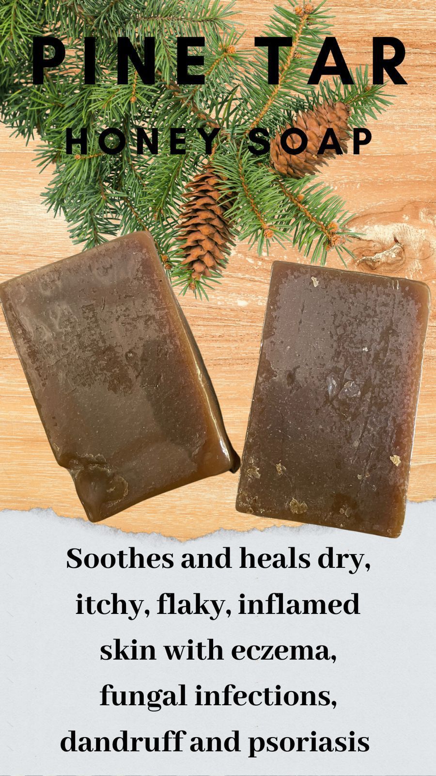 Honey Pine Tar Soap